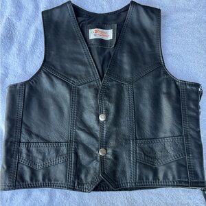Harley-Davidson Black Leather Vest